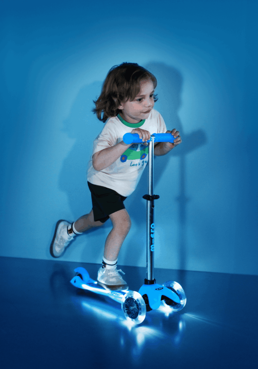 micro mini deluxe glow led plus arctic blauw