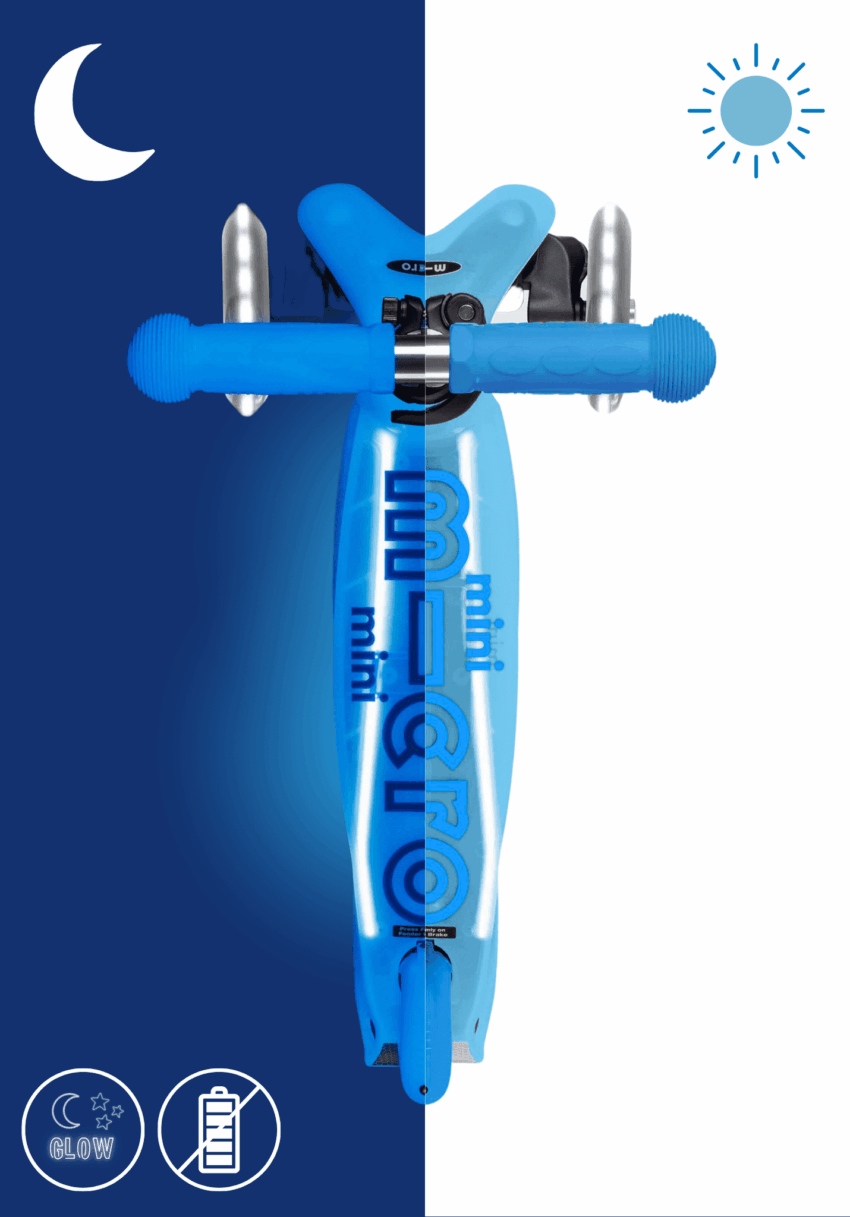 micro mini deluxe glow led plus arctic blauw