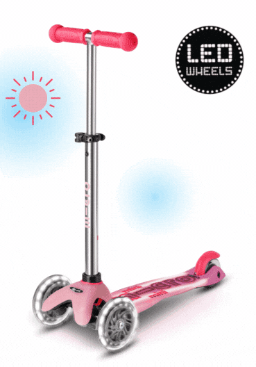 micro mini deluxe glow led plus frosty roze