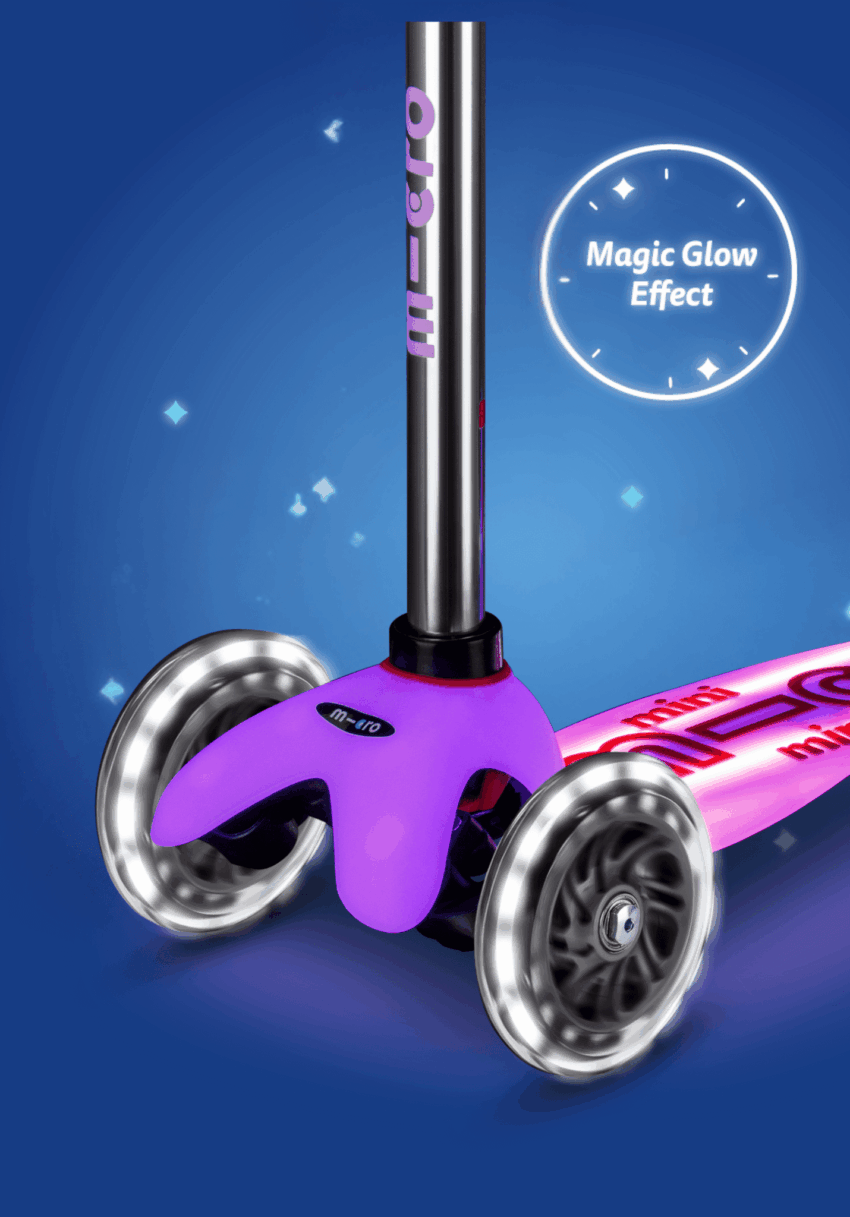 micro mini deluxe glow led plus frosty roze