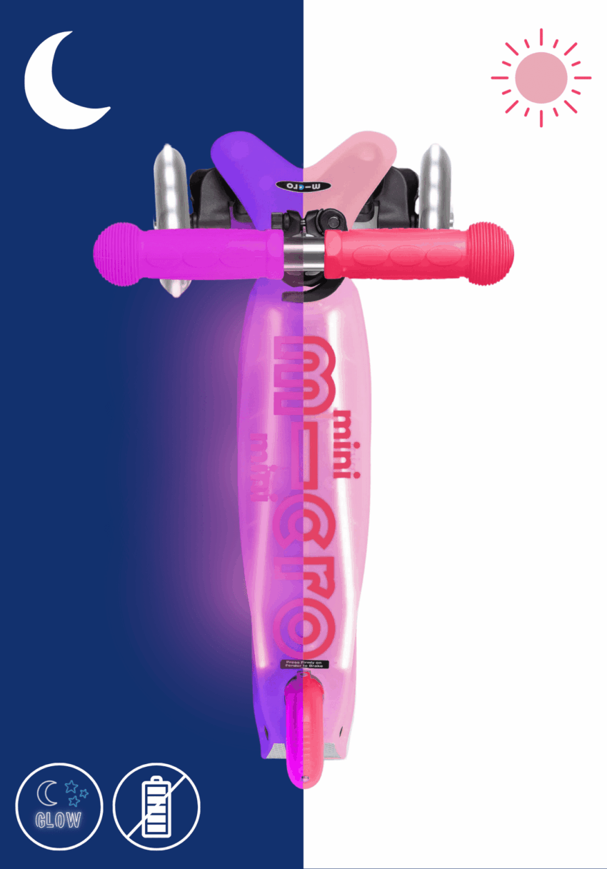 micro mini deluxe glow led plus frosty roze