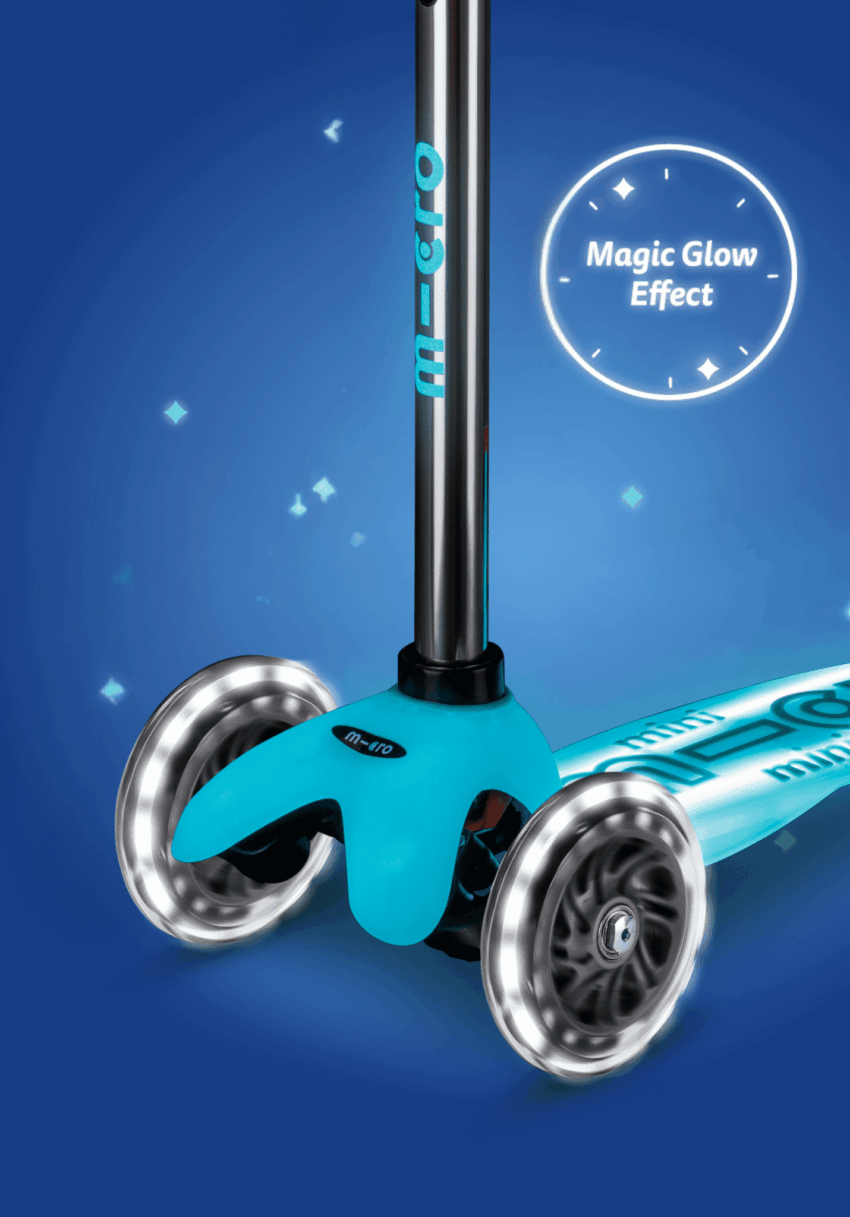 micro mini deluxe glow led plus glacier aqua