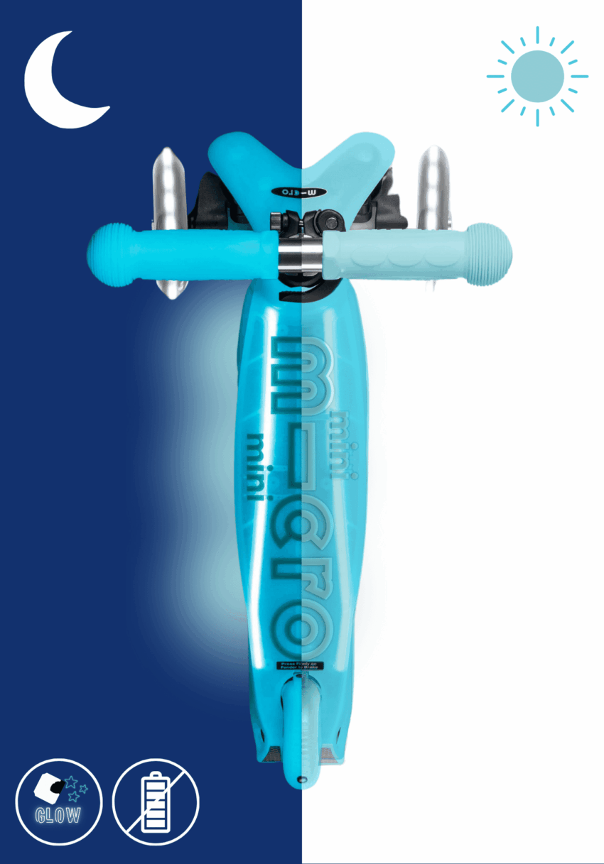 micro mini deluxe glow led plus glacier aqua