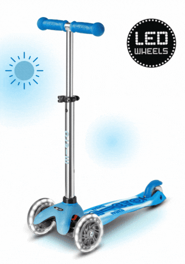 micro mini deluxe glow led plus arctic blauw