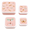 lunch & snack box set vlinders