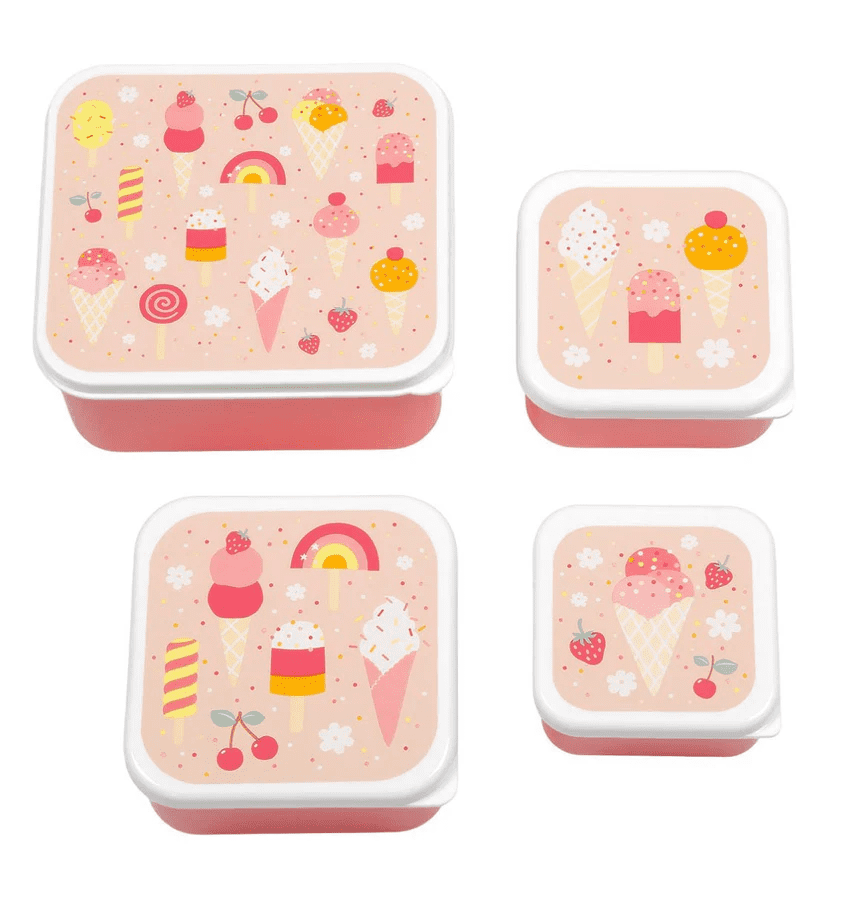 lunch & snack box set ijsjes