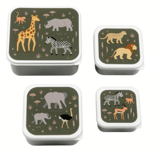 lunch & snack box set savanne