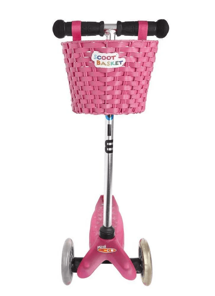 micro step mandje roze