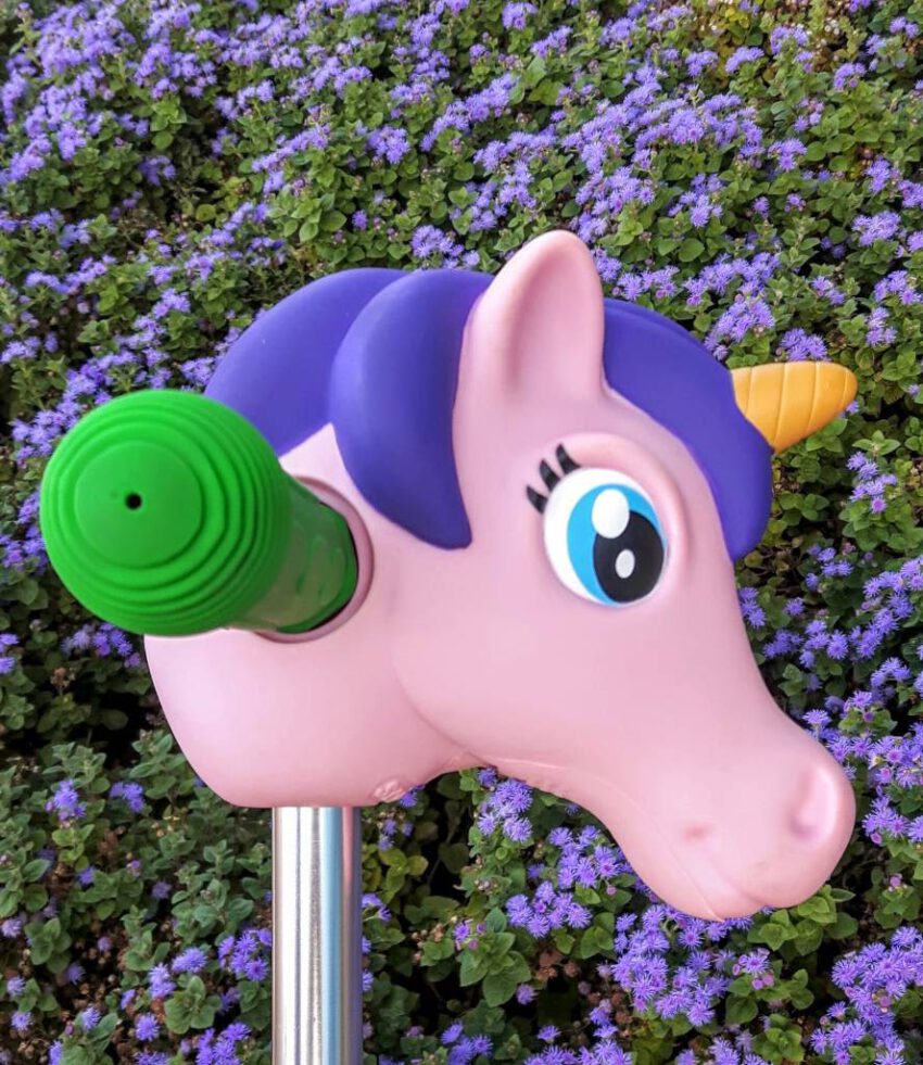 scootaheadz eenhoorn paars/roze