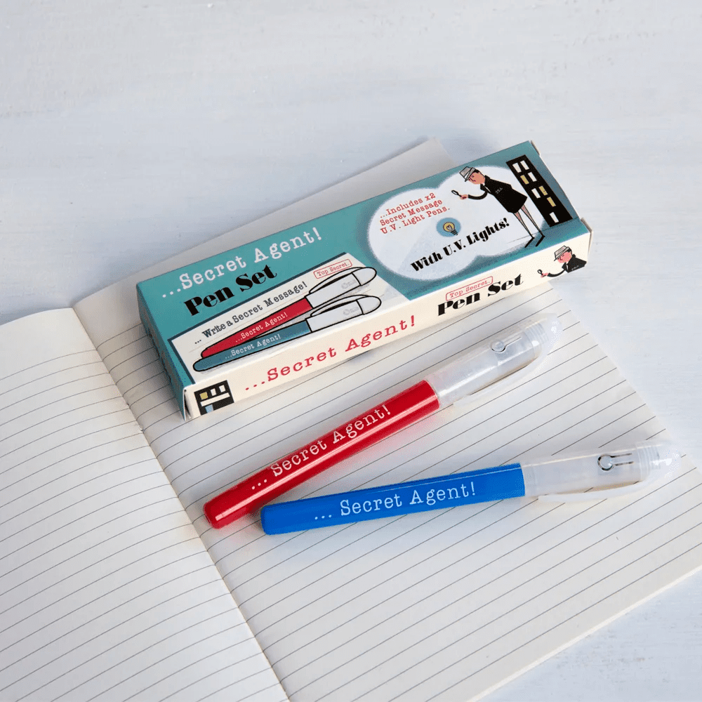 secret agent invisible ink spy pens