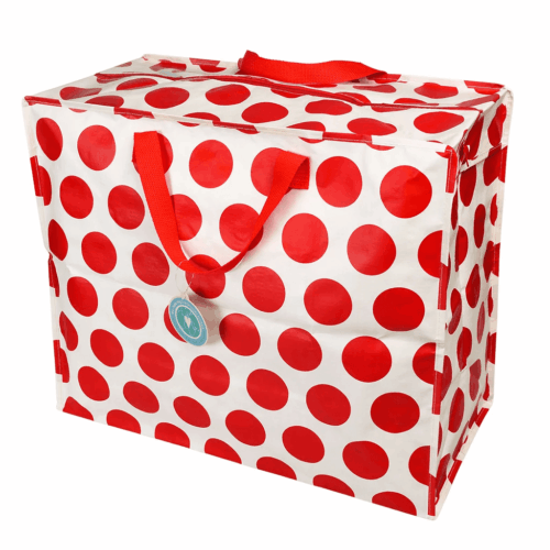 jumbo bag red on white spotlight