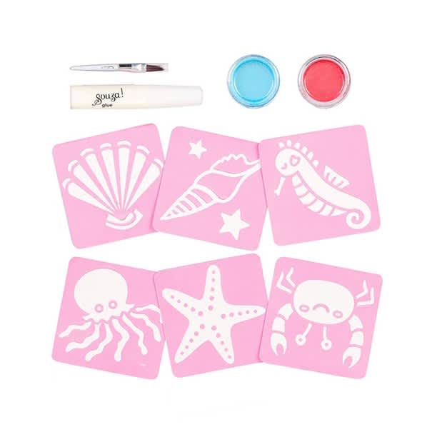 souza! glitter tattoo set zeemeermin