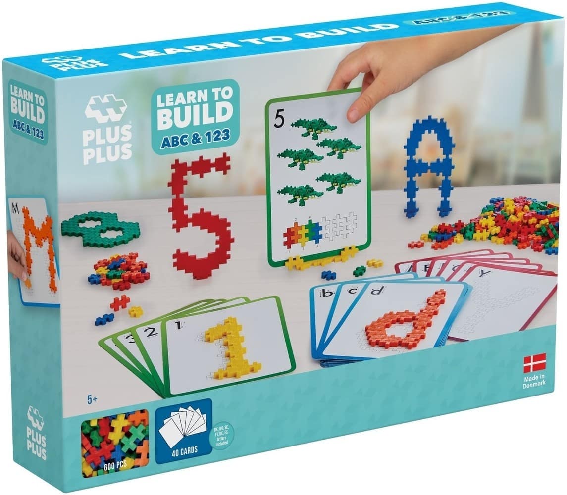 plus plus learn to build abc/123 600pc