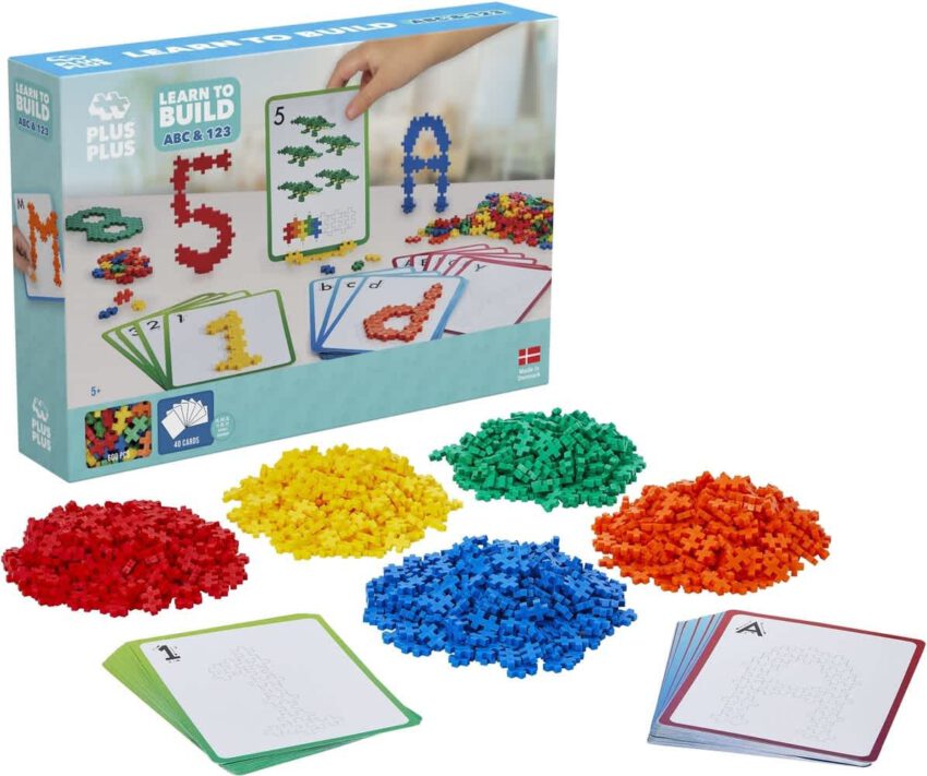 plus plus learn to build abc/123 600pc