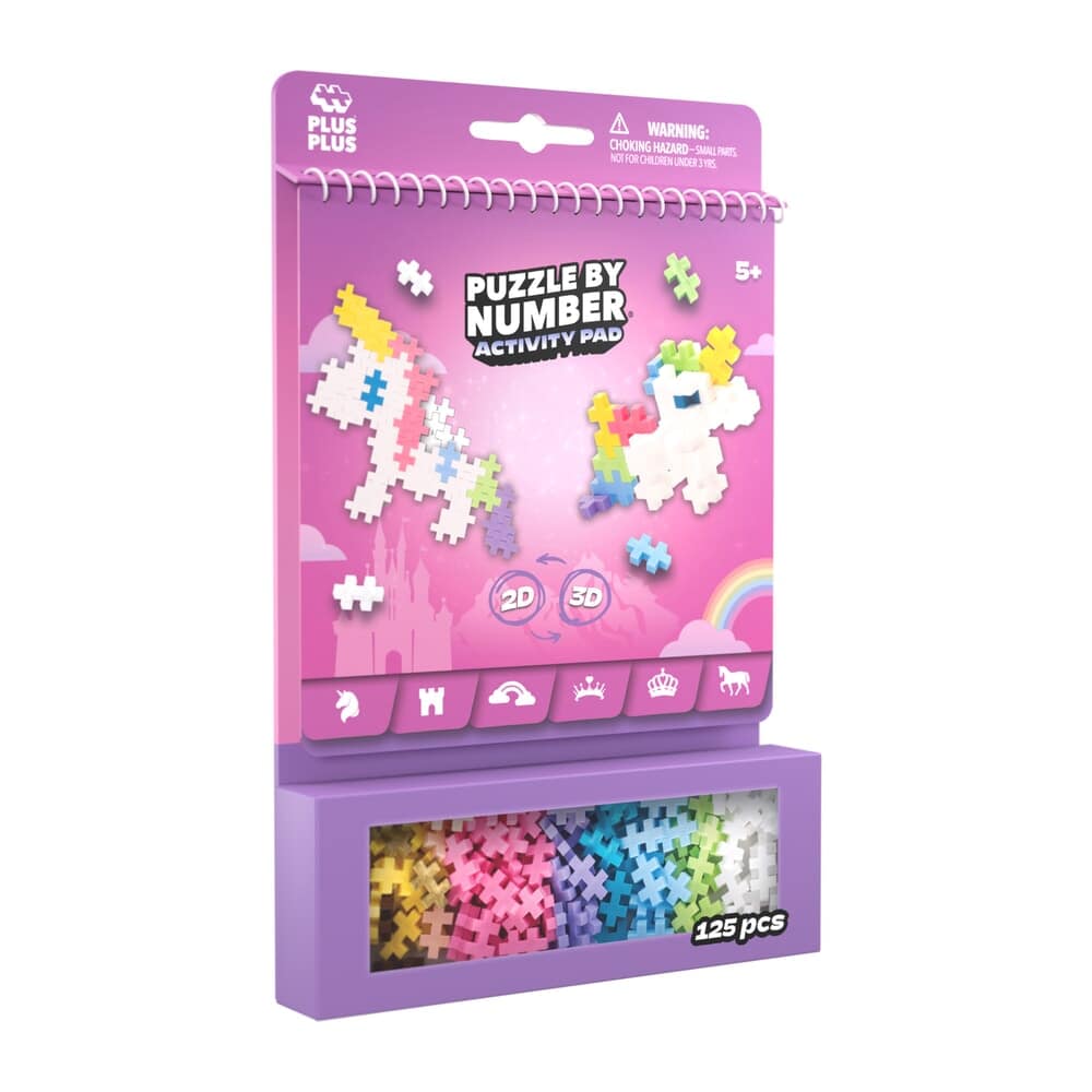 plus plus activity pad fairy tale 125pc