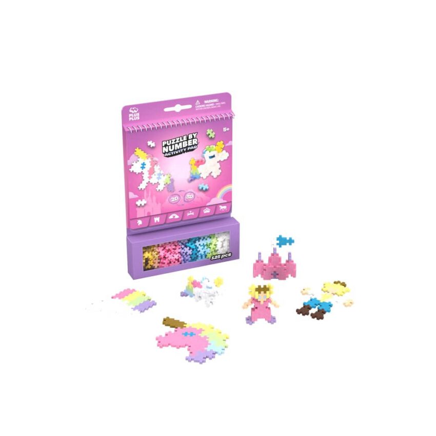 plus plus activity pad fairy tale 125pc