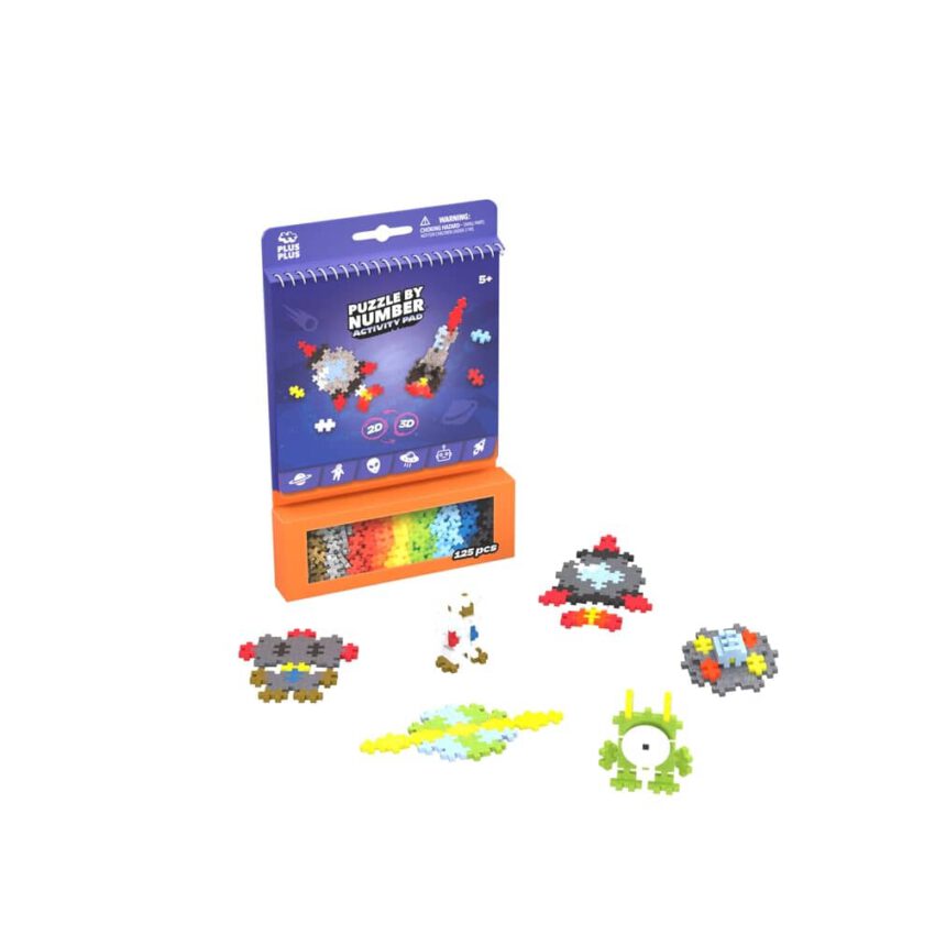 plus plus activity pad ruimte 125pc