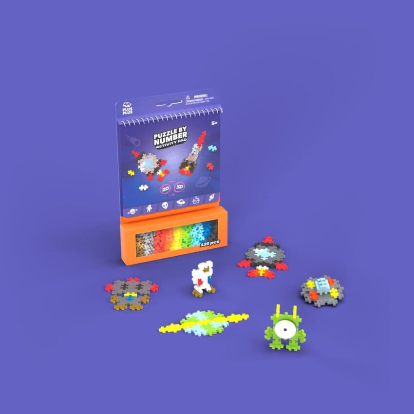 plus plus activity pad ruimte 125pc