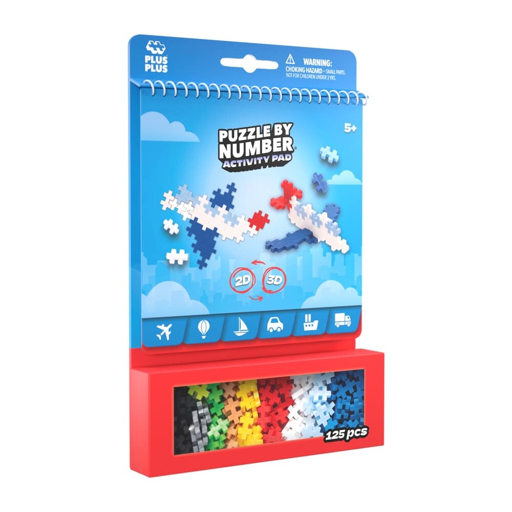plus plus activity pad transport 125pc