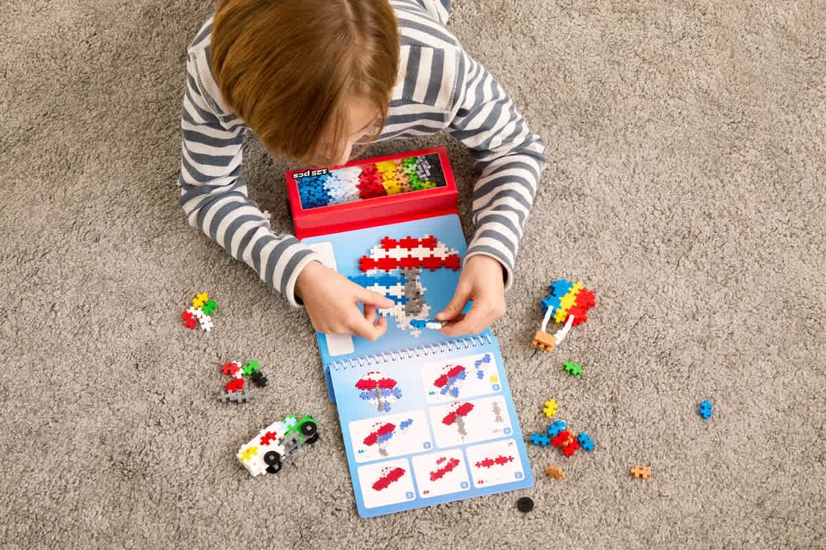 plus plus activity pad transport 125pc