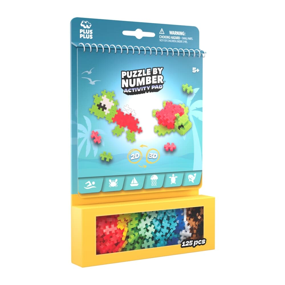 plus plus activity pad oceaan 125pc