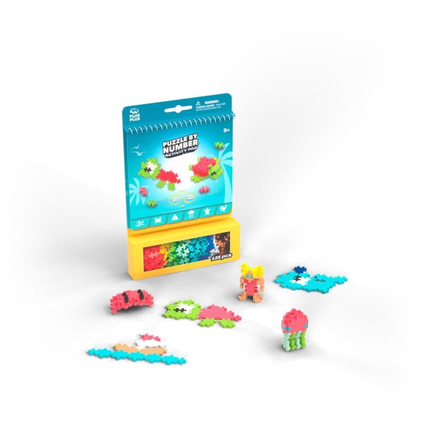 plus plus activity pad oceaan 125pc