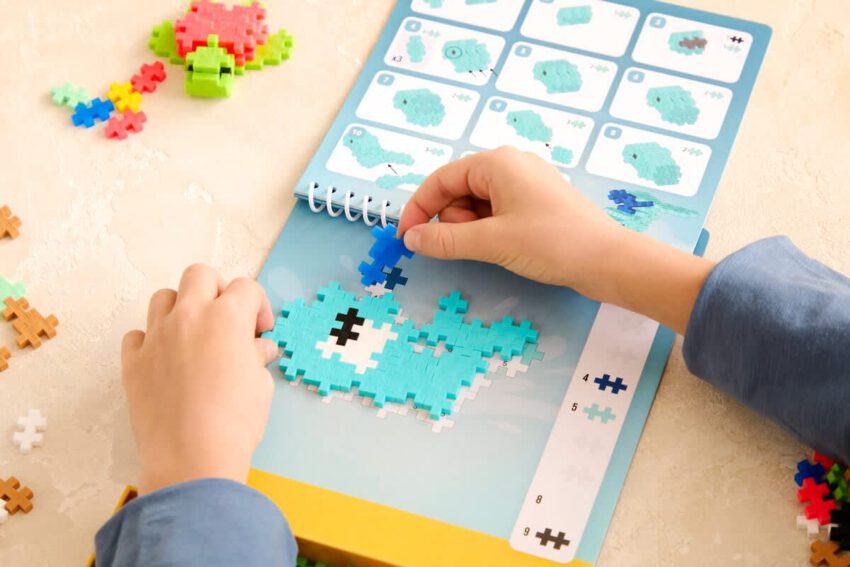 plus plus activity pad oceaan 125pc