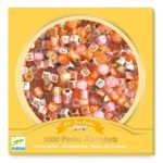 alfabet kralen, goud