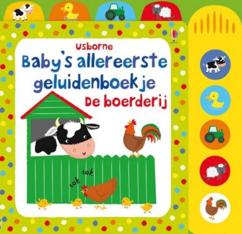 baby's allereerste geluidenboekje de boerderij