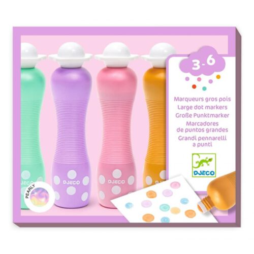 4 grote stippeltjes stiften parelmoer