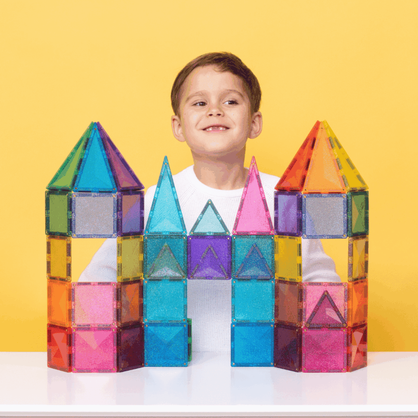 connetix glitter castle pack 48 pc