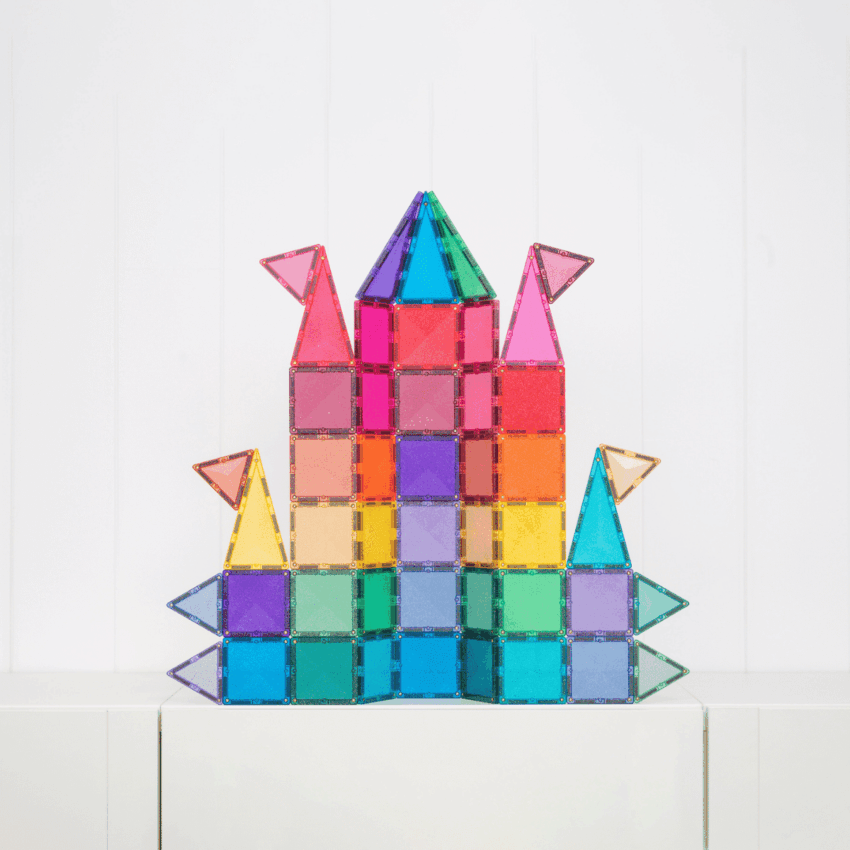 connetix glitter castle pack 48 pc