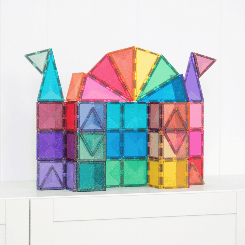 connetix glitter castle pack 48 pc