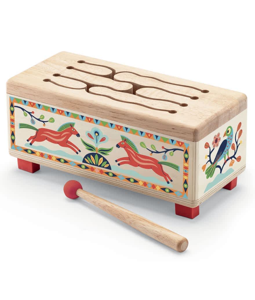 animambo wooden drum