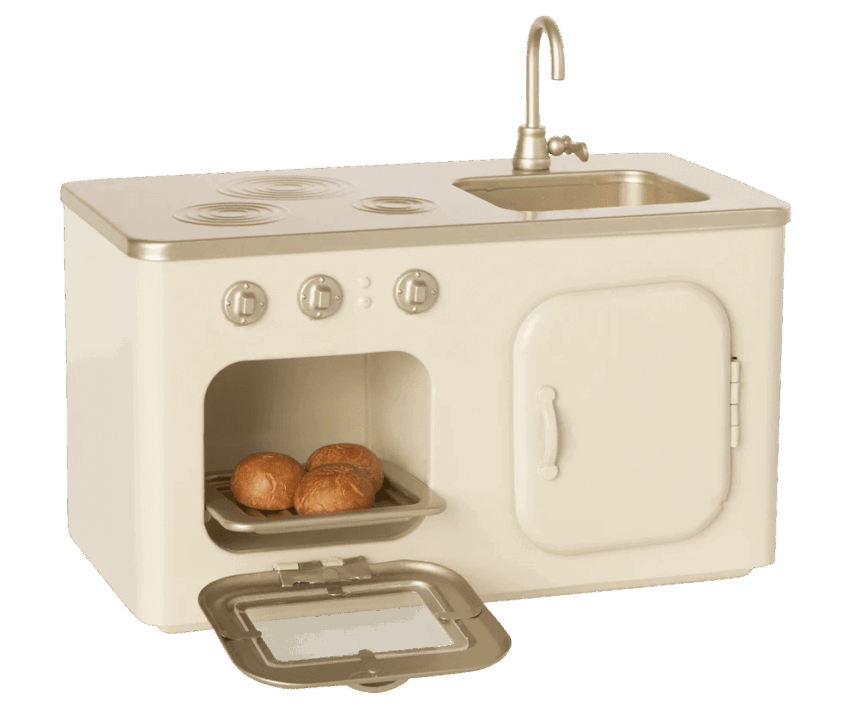 maileg miniature kitchen, creme
