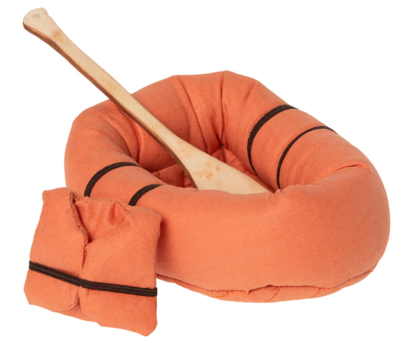 maileg rubber boat, mouse