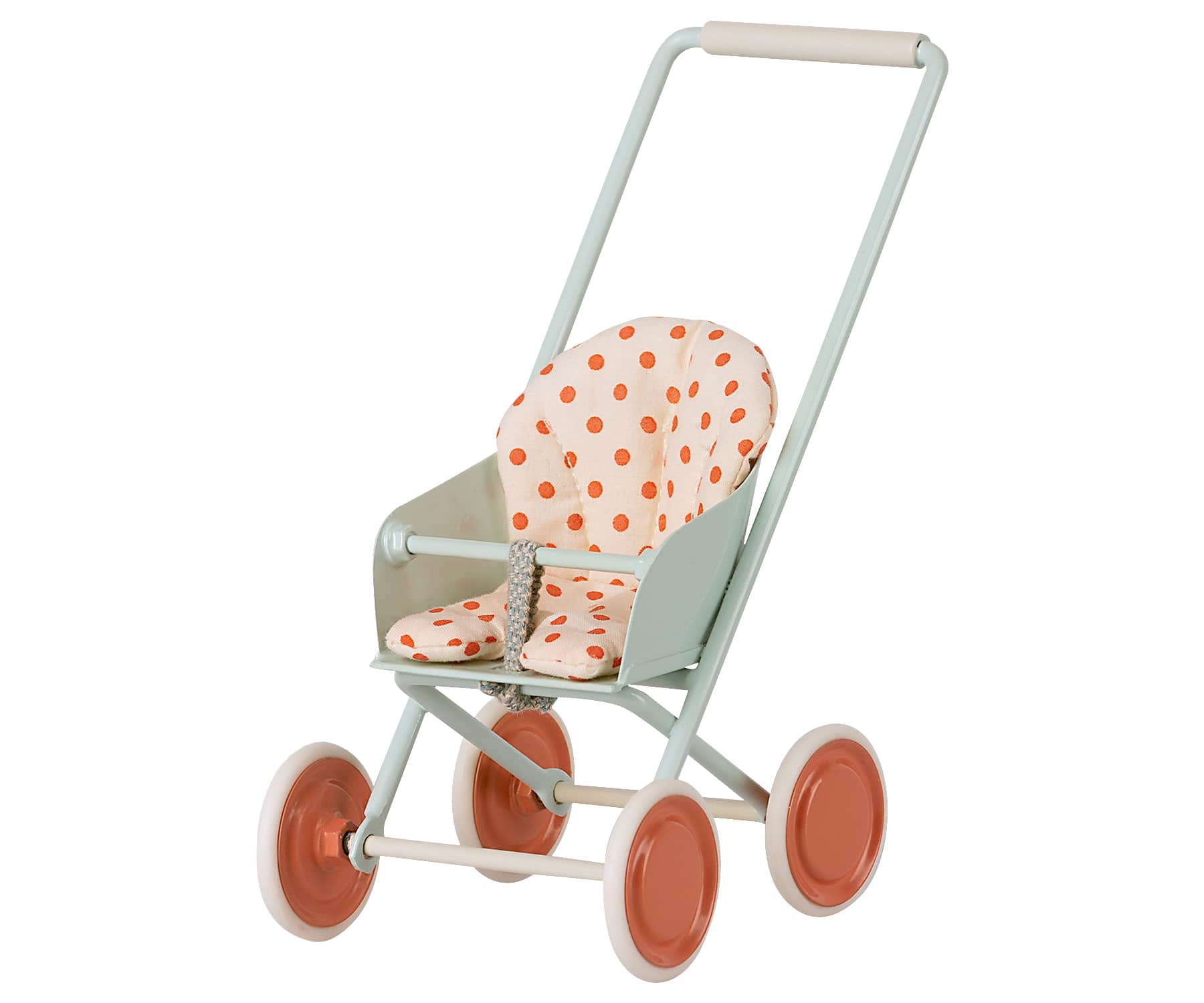 maileg stroller, micro sky blue