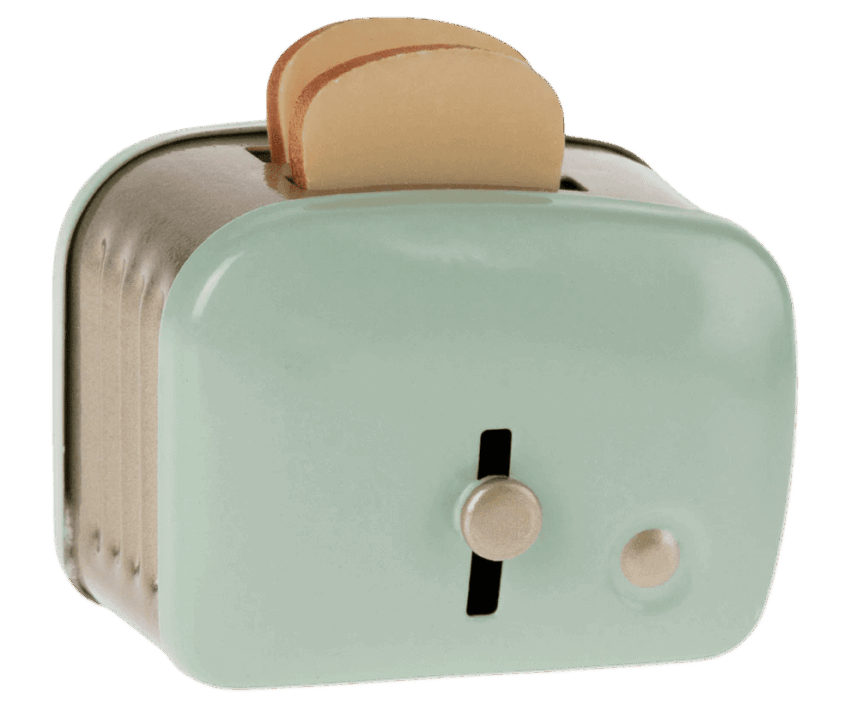 maileg miniature toaster & bread mint