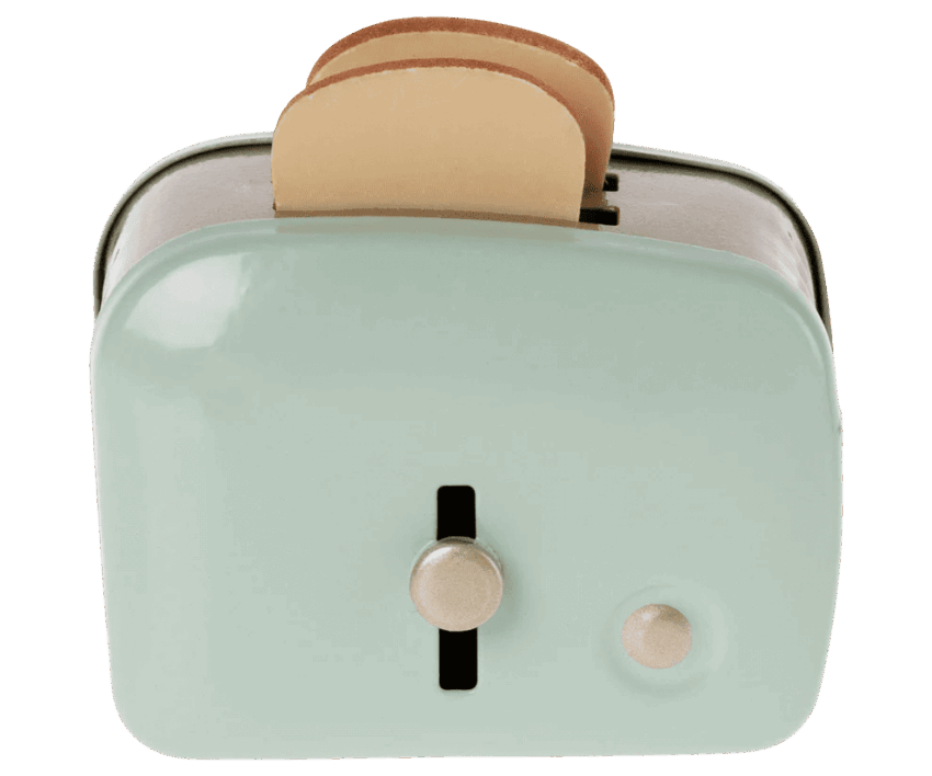 maileg miniature toaster & bread mint