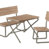 maileg garden set miniature table with bench and chair