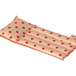 maileg air mattress, mouse red dots