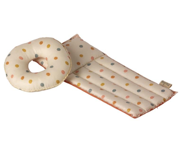 maileg air mattress, mouse multi dots