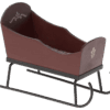 maileg sleigh, mouse red