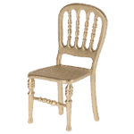 maileg chair, mouse gold