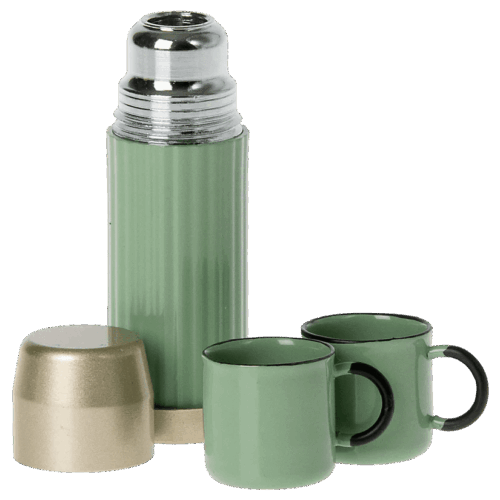 maileg thermos & cups mouse mint