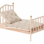 maileg vintage bed mouse, rose