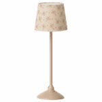 maileg miniature floor lamp with light powder