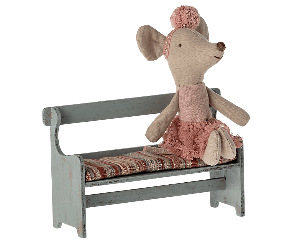 maileg bench, mouse