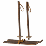 maileg ski and ski poles, big sister & big brother