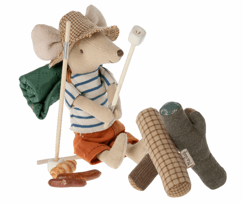 maileg bonfire set, mouse